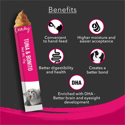Kitty Yums Tuna & Bonito Creamy Cat Treats