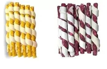 Chicken Flavored Spiral Munchy Used for Treating Training Long-Lasting Chew Sticks Snack Treat