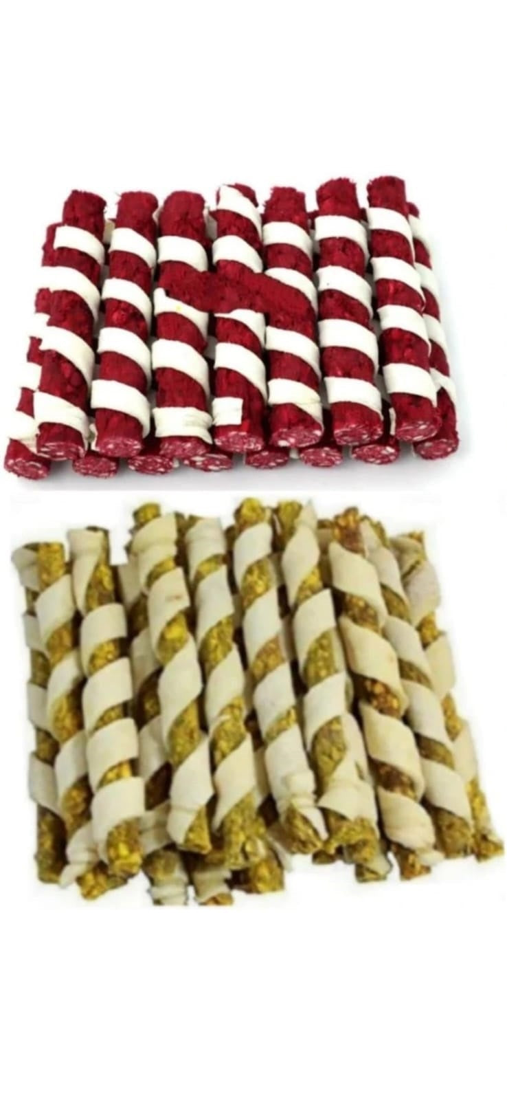 Chicken Flavored Spiral Munchy Used for Treating Training Long-Lasting Chew Sticks Snack Treat