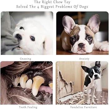 Dog Squeaky Toys, Indestructible Dog Peanut Toys, Durable Pet Teething Chew Toys for Small Medium Large Breed Dogs