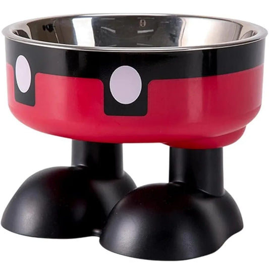 Cat Bowl,Large Foot Raised Cat Food and Water Bowl | Creative Cat Feeding Bowls, Cute Pet Water Food Feeding Station for Indoor Cats, Dry Wet Food