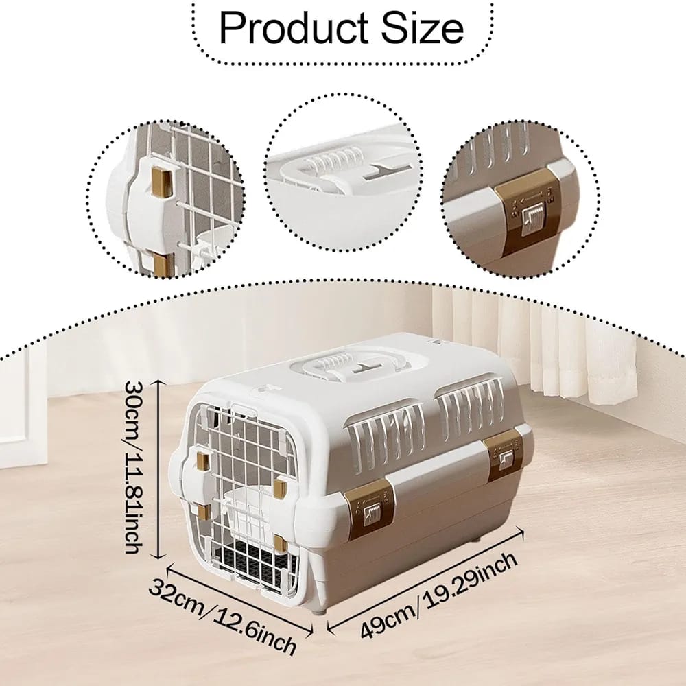 imp cat carrier  |Travel Pet Kennel | Suitable for cat | Breathable & Washable |