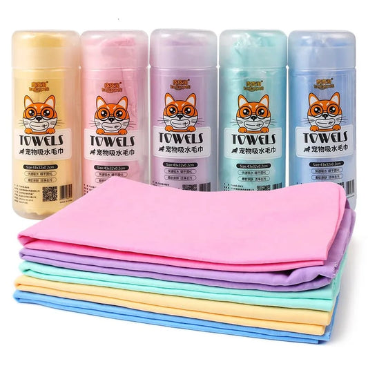 Dog Towel | Quick Dry Eco Friendly Dog Bath Towel | Soft Pet Shower Towel | Cat Grooming Towel