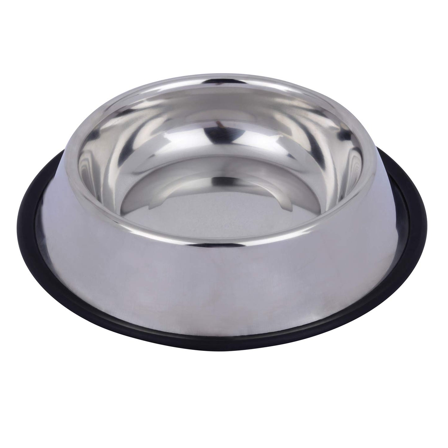 Stainless Steel Bowl for Dogs, Cats & Any Pets  | Feeding Bowl | Non-Skid Food, Non-Toxic & 100% Safe for Pets, Silver