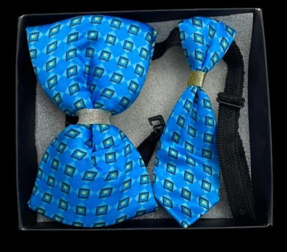 Paws Bow & Neck Tie -1 Set