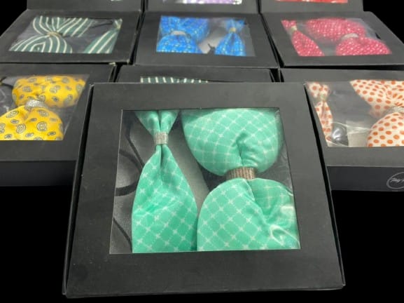 Paws Bow & Neck Tie -1 Set