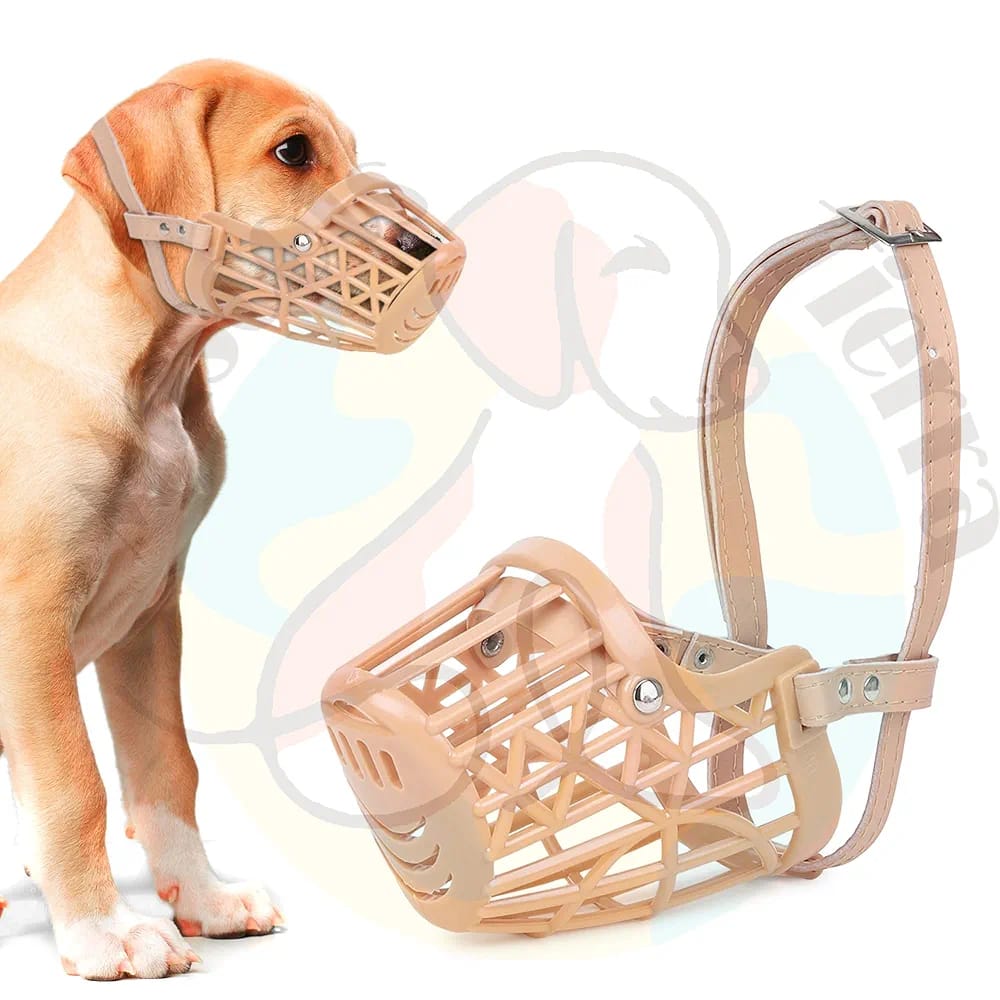 Dog Muzzle with Adjustable Strap and Ensure Pet Safety|Pet Basket Mask|Prevent Biting Behavior for Large-Sized Dogs,Ideal for Training,Walks & Grooming, Promote Dog's Well-Being