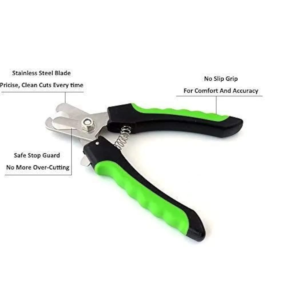 Dog Nail Clippers | Easy & Safe To use | Quality Sharp Stainless Steel Blades with Safety Guard | Dog Nail Cutters Designed By Vets | Medium To Large Dogs | Ergonomically designed handle for maximum grip and comfort | Dog Nail Trimmers