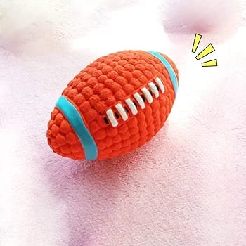 Rugby Dog Ball | Dog Toy with Sound | Dog Ball with Sound | Squeak Dog Toy | Dog Toy