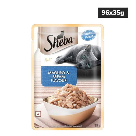Sheba Skipjack & Salmon Fish Mix Cat Wet Food