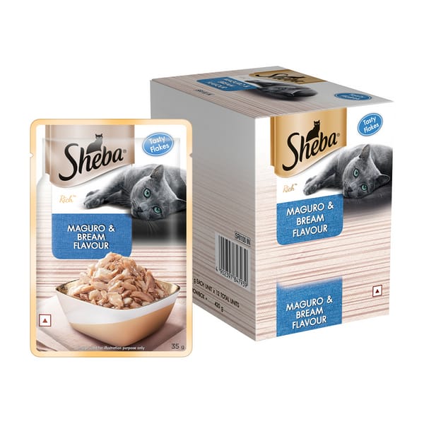 Sheba Skipjack & Salmon Fish Mix Cat Wet Food