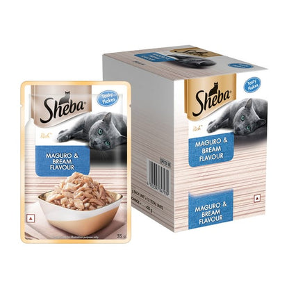 Sheba Skipjack & Salmon Fish Mix Cat Wet Food