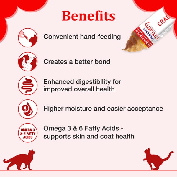 Purepet Crab and Chicken Lickable Creamy Treats for Cats