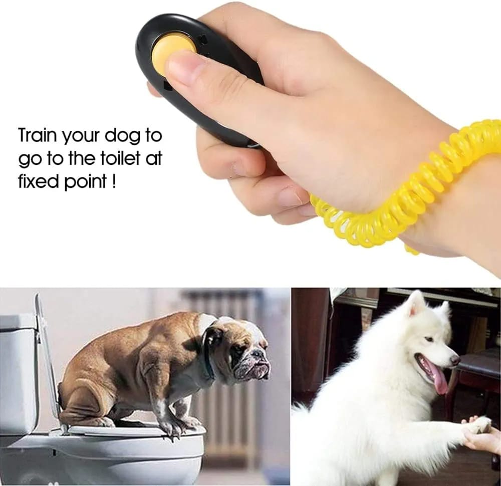 Dog Cat Training Clickers, Click with Wrist Bands