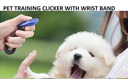 Dog Cat Training Clickers, Click with Wrist Bands