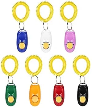 Dog Cat Training Clickers, Click with Wrist Bands