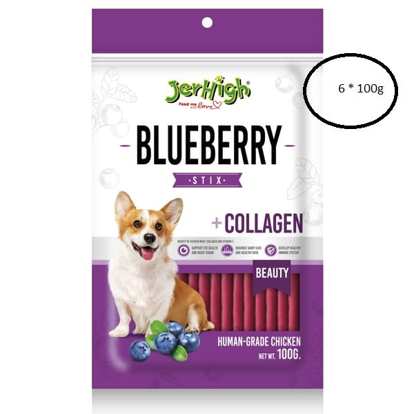 JerHigh Blueberry Stix Dog Treats