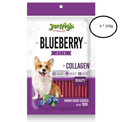 JerHigh Blueberry Stix Dog Treats