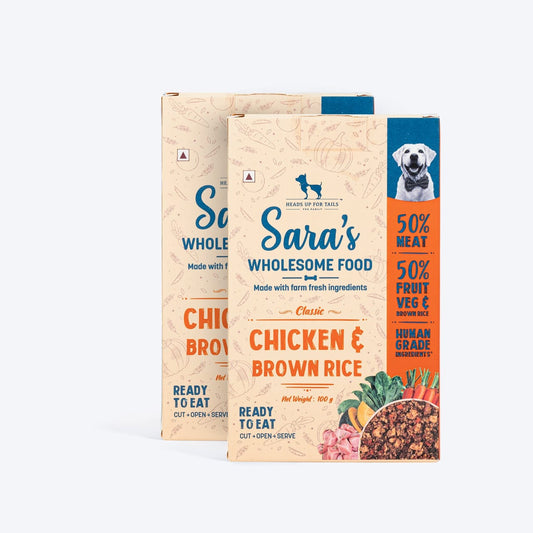 Sara's Wholesome Classic Chicken And Brown Rice Dog Food