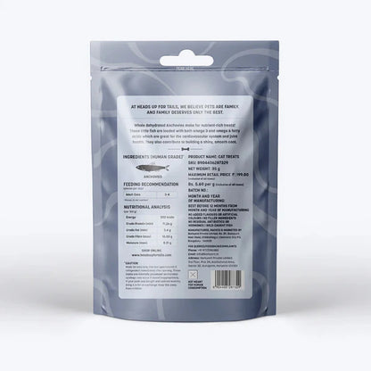 HUFT Dehydrated Anchovies Crunchies Cat Treats