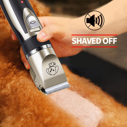 Unisex Dog & Cat Shaver Clippers Low Noise Rechargeable Cordless Electric Quiet Hair Trimmer Clippers Set for Dogs Cats Pets, Gold