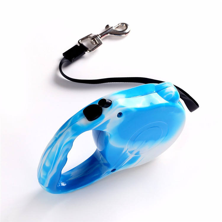 RETRACTABLE DOG LACE 3M DESIGN Retractable Dog Leash,Nylon Dog Leash, Heavy Duty Pet Walking Leash One-Handed Brake Dog Walking Jogging Training Leash with Anti-Slip Handle