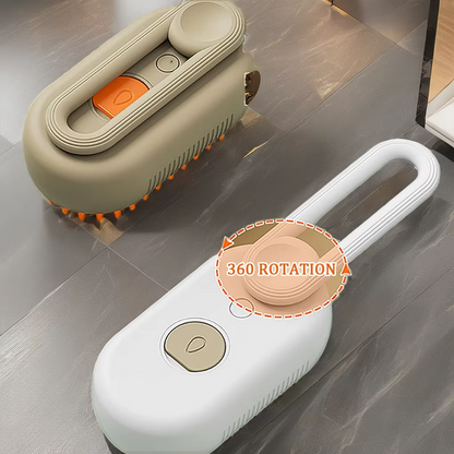 Steam Brush for Dog Cat Steam Brush 3 in 1 Water Brush for Dogs Silicone Massage Dog Comb Electric Multifunctional Water Brush Spa for Dogs USB Rechargeable Steamy Brush for Pet