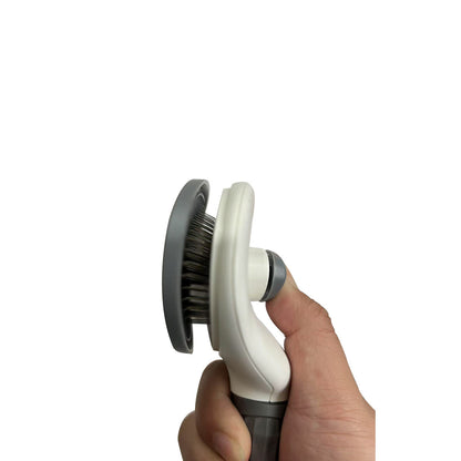 Self Cleaning Slicker Brush, Pet Grooming Shedding Brush for Dogs and Cats - Easy to Remove Loose Undercoat, Pet Massaging Tool Suitable for Pets with Long or Short Hair