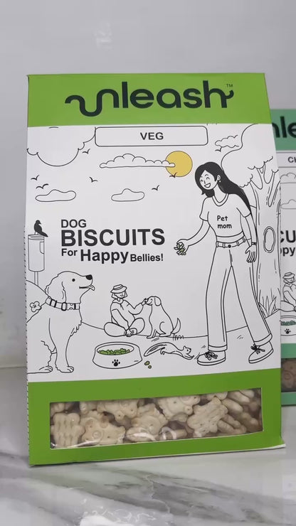 Unleash Dog Biscuits Crunchy & Healthy Treats for Puppies and Adult Dogs Nutrient-Rich Snacks with Calcium & Protein Perfect Training Reward 900g