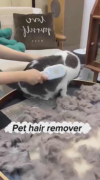 Steam Brush for Dog Cat Steam Brush 3 in 1 Water Brush for Dogs Silicone Massage Dog Comb Electric Multifunctional Water Brush Spa for Dogs USB Rechargeable Steamy Brush for Pet